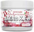 Evogen Amino K.E.M. - EAA & BCAA Powder Pump Volumizer | BCAAs Amino Acids Supplement for Blood Flow, Muscle Growth, & Hydration | Cranberry Pomegranate | 30 Servings
