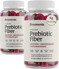 Prebiotic Fiber Gummies for Adults & Kids with No Added Sugar- 5g (60 Count-2 Pack) High Fiber Supplement Gummies - Vegan - Keto Friendly - Digestive Health Supplements
