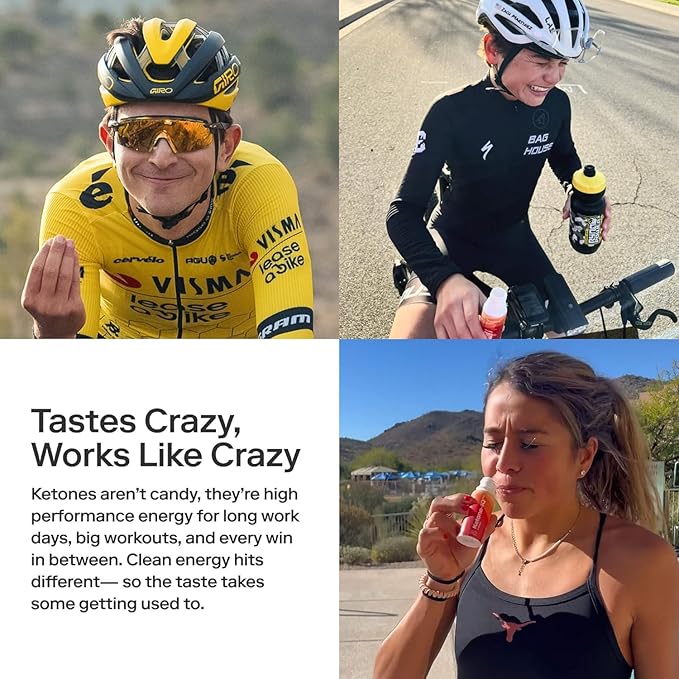 Ketone-IQ Ketone Energy Shots - 100mg Green Tea Caffeine, 5g Exogenous Ketones, and B Vitamins - 24 On The Go Caffeine Shots - Fast Acting Energy Drink (Peach)