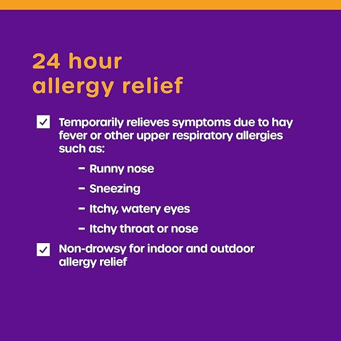 HealthCareAisle Allergy Relief - Fexofenadine Hydrochloride Tablets USP, 180 mg, 90 Tablets, Allergy Medication, Non-Drowsy 24-Hour Relief