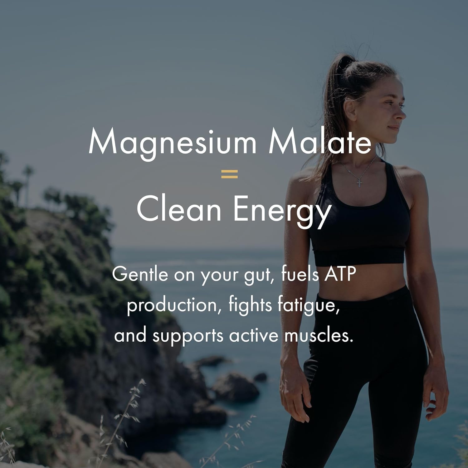 NAOMI Mighty Mg Magnesium Glycinate & Malate Complex 360mg, High Absorption Formula, Elemental Magnesium Supports Heart Health, Strong Bones, Better Sleep, Gluten-Free, Non-GMO, Vegan, 60 Veggie Caps