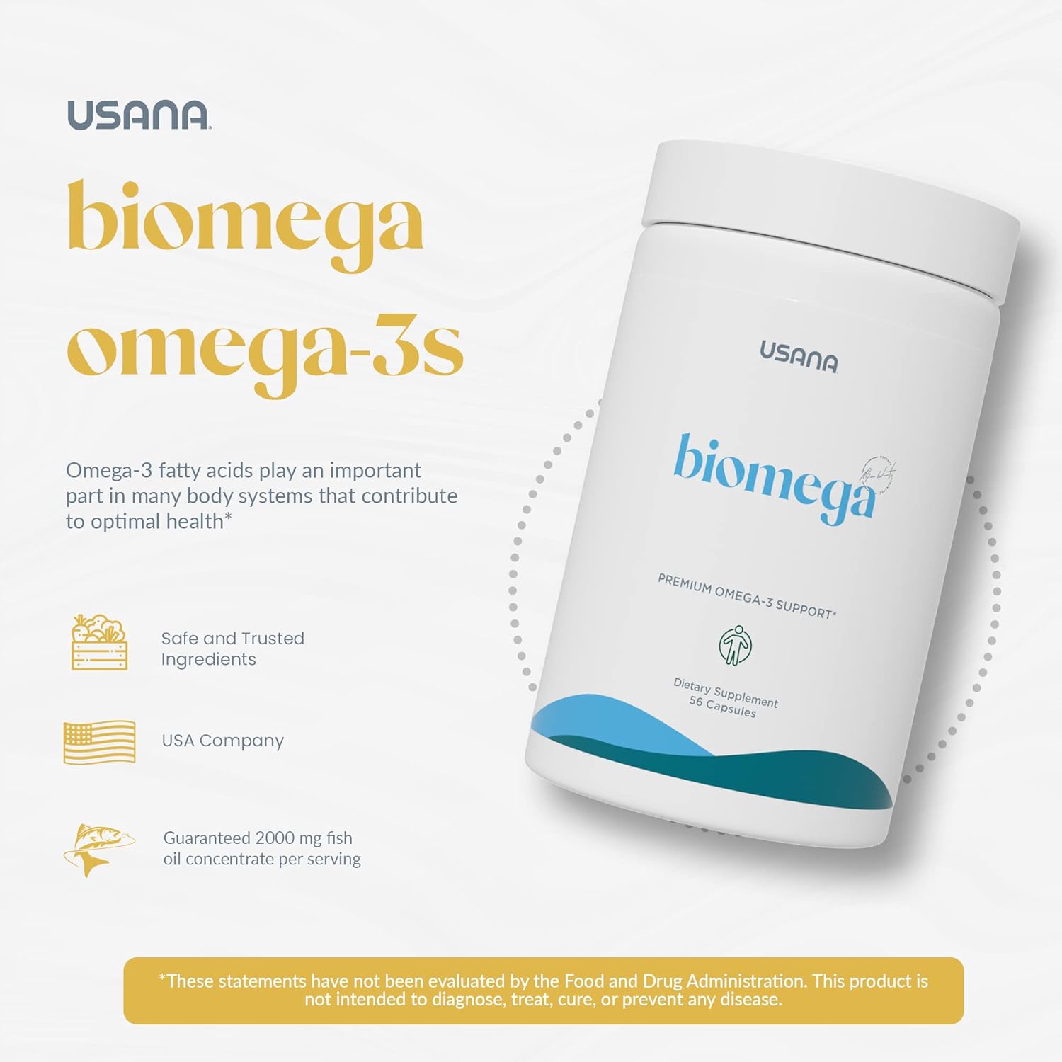 USANA BiOmega - 56 Capsules