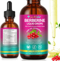 Berberine Supplement Liquid 60ml, Berberine with Ceylon Cinnamon, Berberine Drops with Turmeric Curcumin, Bitter Melon, Immune Support, Digestive Health Support