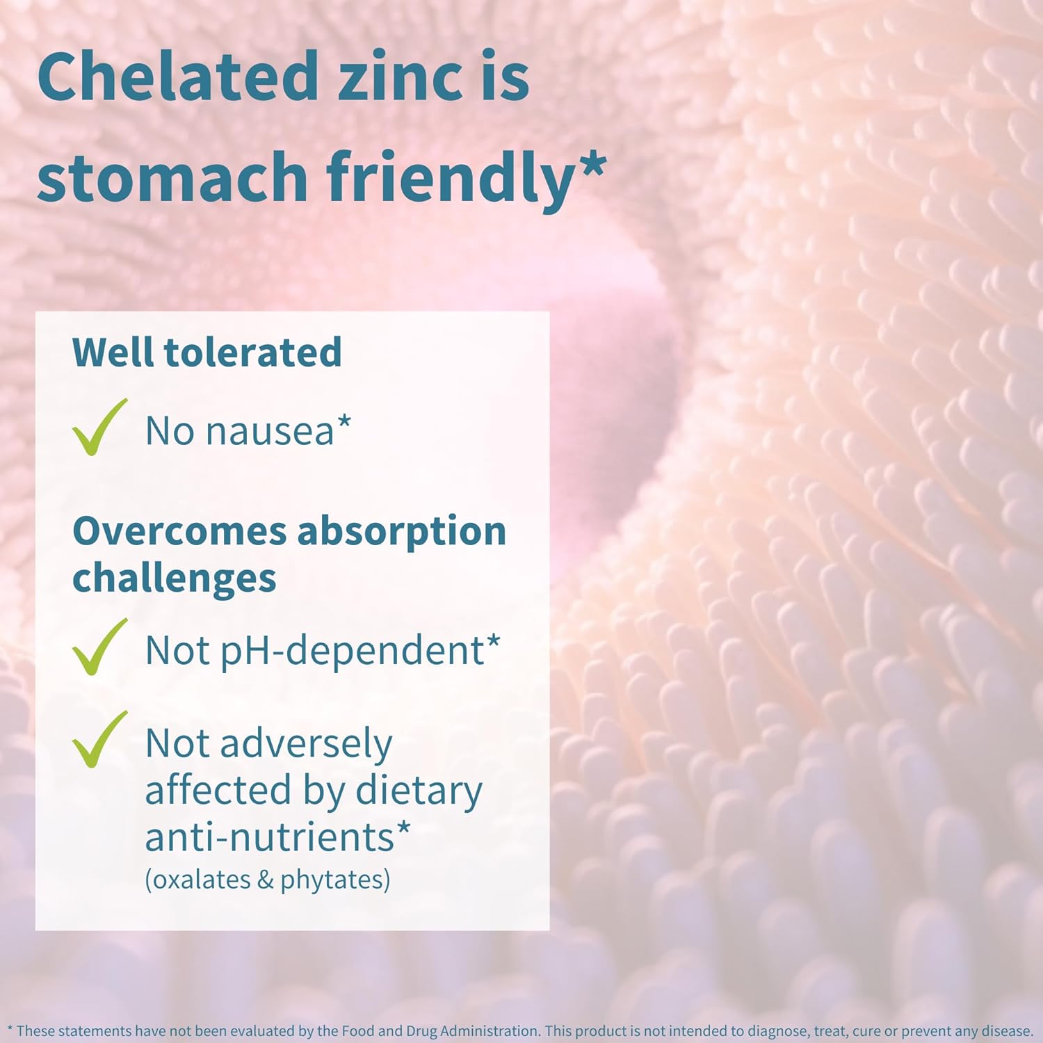 Igennus Chelated Zinc 25mg with Copper, Picolinate & Bisglycinate, Clean Label & High Absorption Complex, Supplement for Women & Men, Vegan, Immune, Skin and Cellular Health, 180 Tablets
