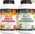 Daily Fruits and Vegetables Supplement for Adults - Super Fruit and Veggies Capsules for Enhanced Energy Gut Health Immune Support & Overall Wellness with 47 Whole Food Fruits and Veggies - 1 Month