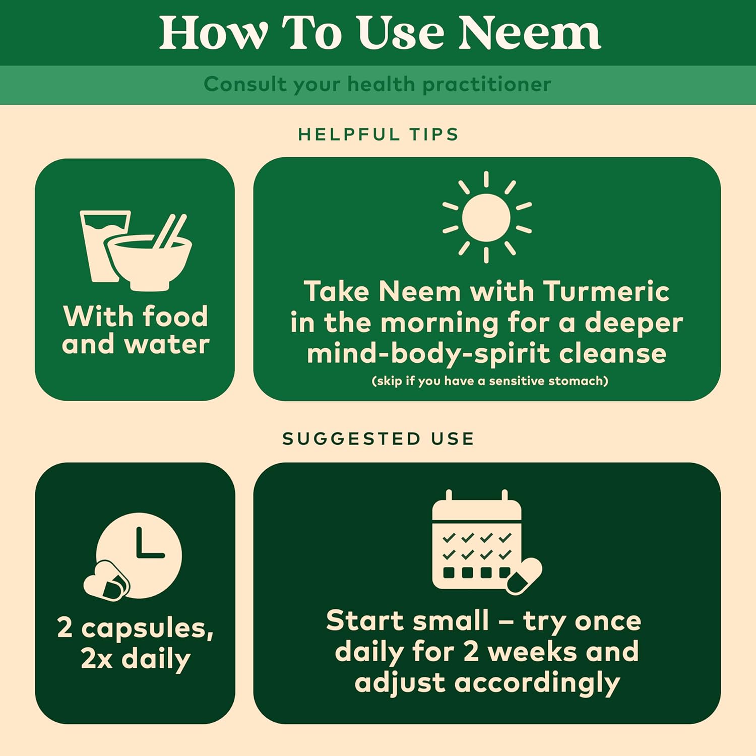 ORGANIC INDIA Neem Leaf Capsules - Herbal Supplement, Supports Skin & Immune Health, Vegan, Gluten Free, USDA Certified Organic - 90 Count