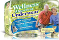 Unique Wellness-Absorbent Underwear (Pull-Ups) Size X-Large (40"–60" Waist) 12 Count, Made in USA