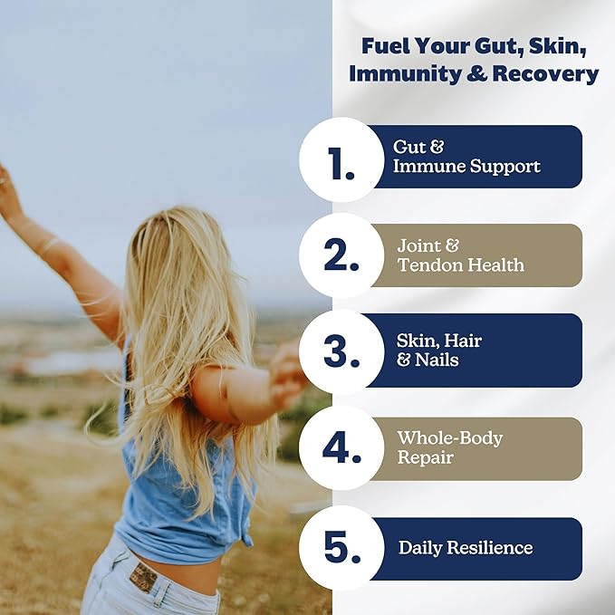 MK Supplements Collagen & Colostrum – Grass-Fed Bovine Collagen & Bovine Colostrum Powder – Skin, Gut, Joint & Immune Support – Keto, Paleo, Carnivore Friendly – No Additives