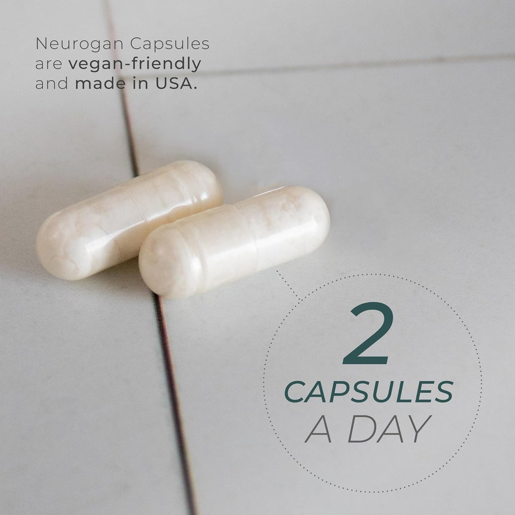 Neurogan NAD+ with Resveratrol Capsules 1:1 Ratio - 1200mg Per Serving, 90 Ct - Cellular Health & Healthy Aging Supplements, Energy & Immune Support - Nicotine Adenine Dinucleotide NAD+ Supplement