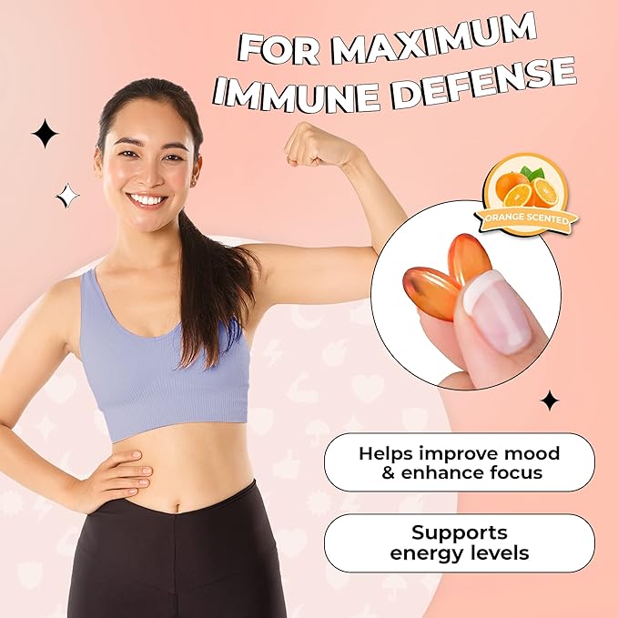 Future Kind 3 in 1 Daily Multivitamin - for Energy, Clarity, Active Wellness Support with B12, D3, and Algal Omega-3 - Essential Vegan Multivitamin for Women & Men - Tiny Citrus Softgels (60 Count)