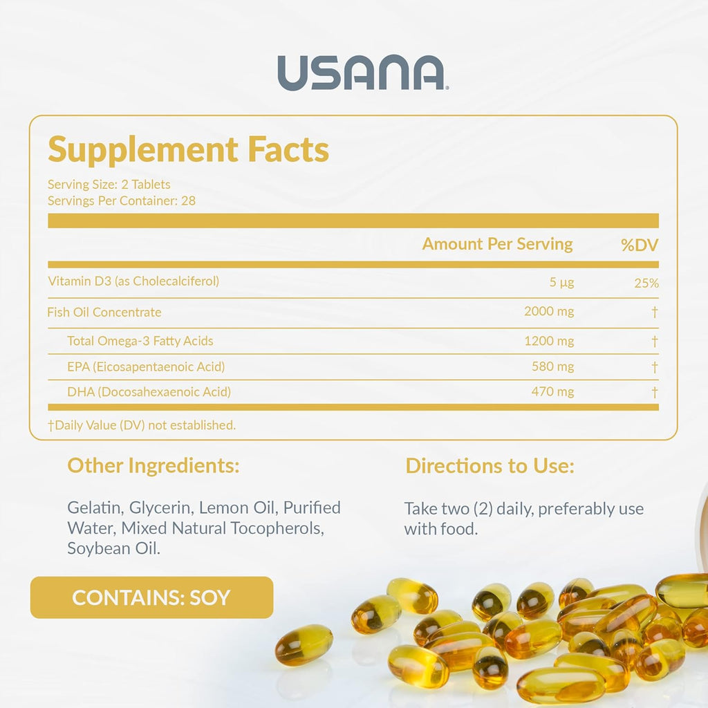 USANA BiOmega - 56 Capsules