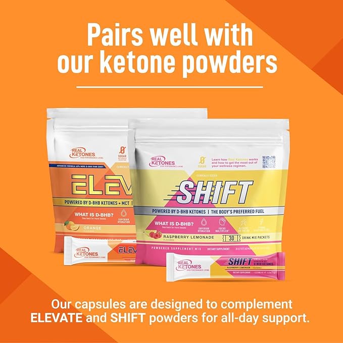 Keto BHB Salts Capsules - Sodium Calcium & Magnesium BHB Capsules with Caffeine & Patented goBHB Beta-Hydroxybutyrate Electrolytes - Exogenous Ketones Supplement for Enhanced Energy Focus & Ketosis