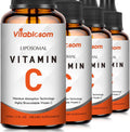 Liposomal Vitamin C 2000mg Liquid for Adults, High Absorption VIT C, Maximize Vitamin C, for Immune System & Antioxidant, 60ML (4 Bottles)