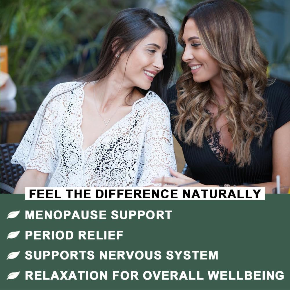Black Cohosh Capsules,3000mg Strength,Black Cohosh Supplements for Women Menopause Hot Flashes,Non-GMO,60 Vegetarian Capsules