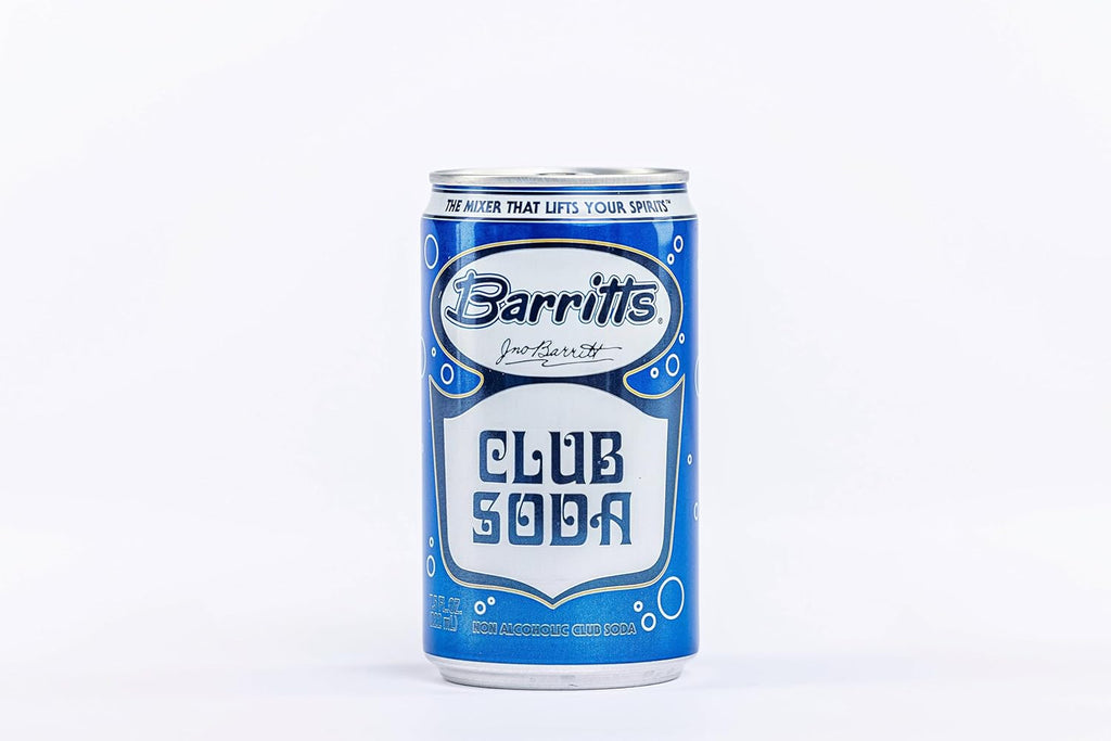Barritt's Mixers - Club Soda, Non-Alcoholic Soda Cocktail Mixer, 7.5 fl oz Cans, 24 Pack, Mini, 0 Calories, 0 Sugar