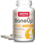 Jarrow Formulas BoneUp for Bone Density - Vitamin D3 and K2, Calcium Support, 360 Capsules, Promotes Skeletal Nutrition, Up to 60 Days Supply