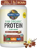 Garden of Life Organic Vegan Protein Powder, Plant Based & BCAAs, Organic Protein Powder with Probiotics & Enzymes, Non-GMO, Gluten-Free Lactose Free, Vanilla Chai, 1.2 LB