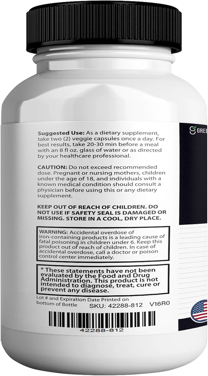 Brain IQ Zinc Max - Natural Brain Support Supplement for Memory, Focus & Clarity - Clear Brain Fog & Boost Cognitive Function - 60 Capsules