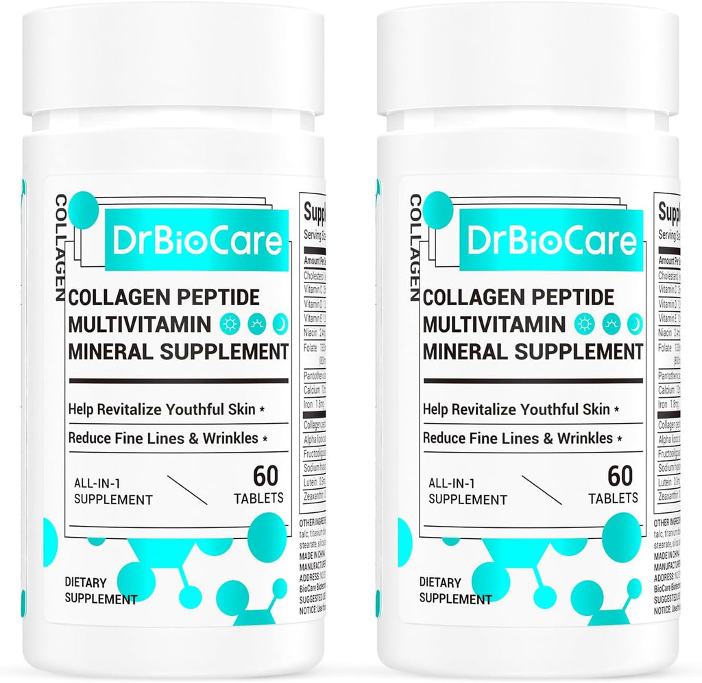 Collagen Peptides for Women, Beauty Vitamin & Mineral Supplement,Contains Vitamin D3, Probiotics for Women & Collagen Peptides,Vitamin B Complex,Vitamin E 120 Tablets