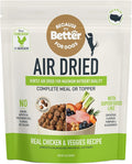 Because It's Better Slow Baked and Air Dried Dog Food, Real Chicken and Veggies, 3lb Bag, Complete and Balanced Dry Dog Food, for All Life Stages