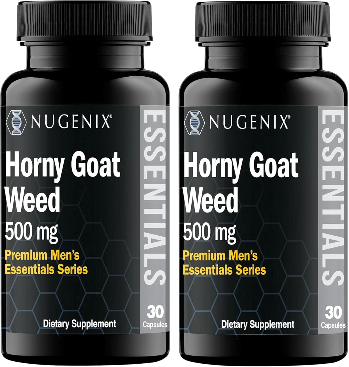 Nugenix Essentials Horny Goat Weed Extract - Epimedium Extract - 60 Capsules
