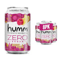 Humm Probiotic Kombucha Zero Sugar Raspberry Lemonade, No Refrigeration Needed, Keto Friendly, Organic, Vegan, Gluten Free, 12oz Cans (8 Pack)