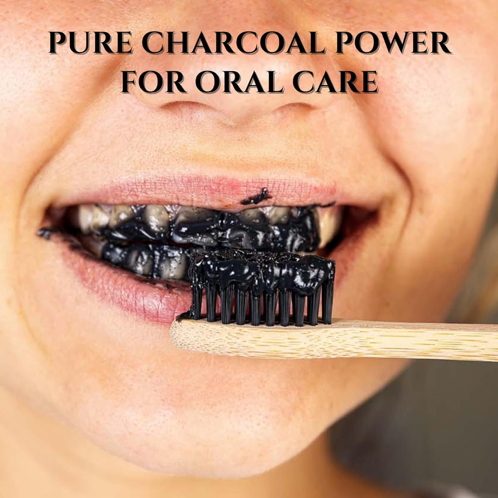 Activated Hardwood Charcoal Powder by Schizandu Vegan 100% | Supports Skin, Body, Teeth Whitening 3-Packs