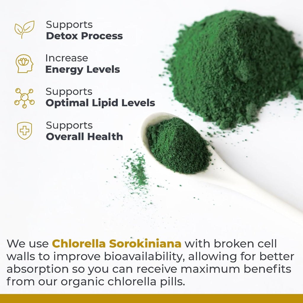 Premier Research Labs Medi Chlorella-FX - Chlorella Capsules, Chlorophyll Capsules, Organic Pills for Women & Men, Chlorophyll Supplement - 120 Vegetarian Capsules
