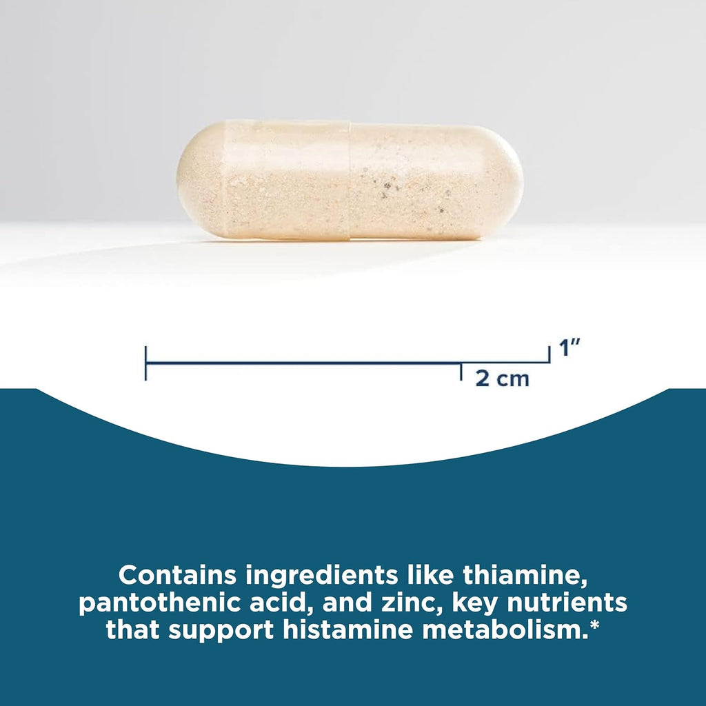 Seeking Health Histamine Nutrients, Formerly Histamine Block Plus, DAO Enzyme Supplement for Histamine Food Intolerance, Supports GI and Digestive Health (60 Capsules)*