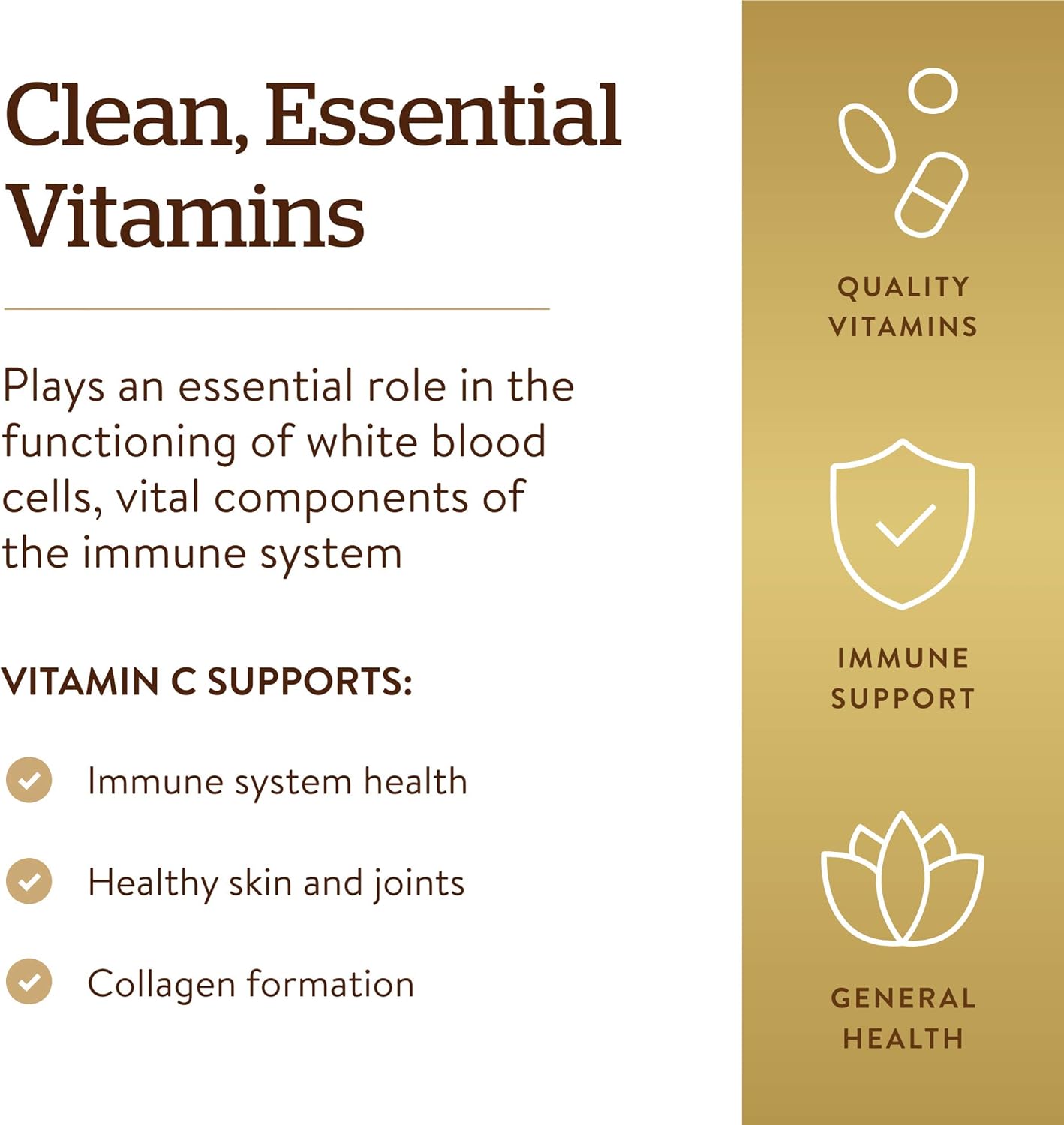 Solgar Vitamin C 500 mg, 250 Vegetable Capsules - Antioxidant & Immune Support - Overall Health - Supports Healthy Skin & Joints - Non-GMO, Vegan, Gluten Free, Kosher - 250 Servings