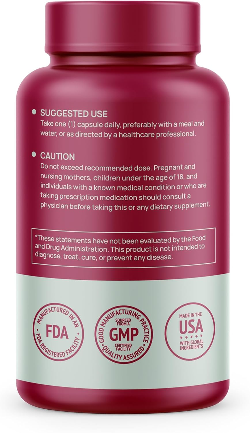 Stabilized R-Lipoic Acid 300mg Per Serving, R Alpha Lipoic Acid ALA Supplement Antioxidant for Nerve, Energy & Metabolism Support, NSF Certified Supplements, Non-GMO & Vegan,60 Capsules,2 Month Supply