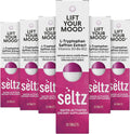Seltz® Water-Activated Vitamins - Lift Your Mood with L-Tryptophan, Saffron Extract and Vitamins B3 B6 B12 – Natural Cherry Vanilla Flavor Dietary Supplement - 6 Packs x 20 Effervescent Tablets Each