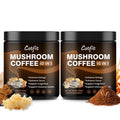 2 Pack Mushroom Coffee Powder, 10 Adaptogenic Mushrooms And MCT Oil, Hydrolyzed Collagen, Instant Coffee with Lion's Mane, Chaga, L-Theanine for Energy, Focus, Digestion and Immunity, 320G