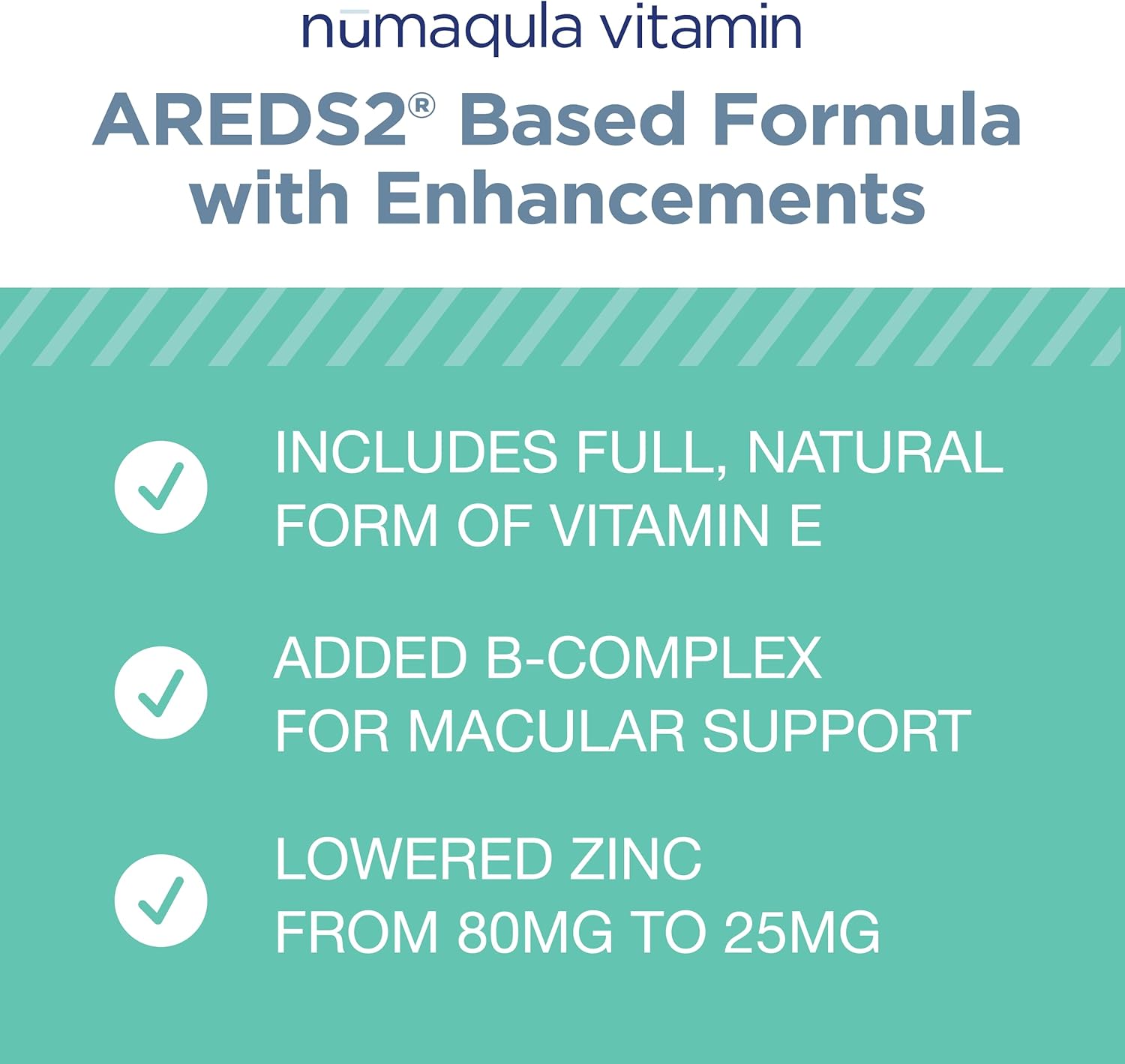 PRN nūmaqula Vitamin – AREDS2 Based Eye Vitamins with Lutein & Zeaxanthin for Advanced Macular Support – Unique Enhancements Like B Complex & Vitamin E for Extensive Eye Care- 1 Month Supply