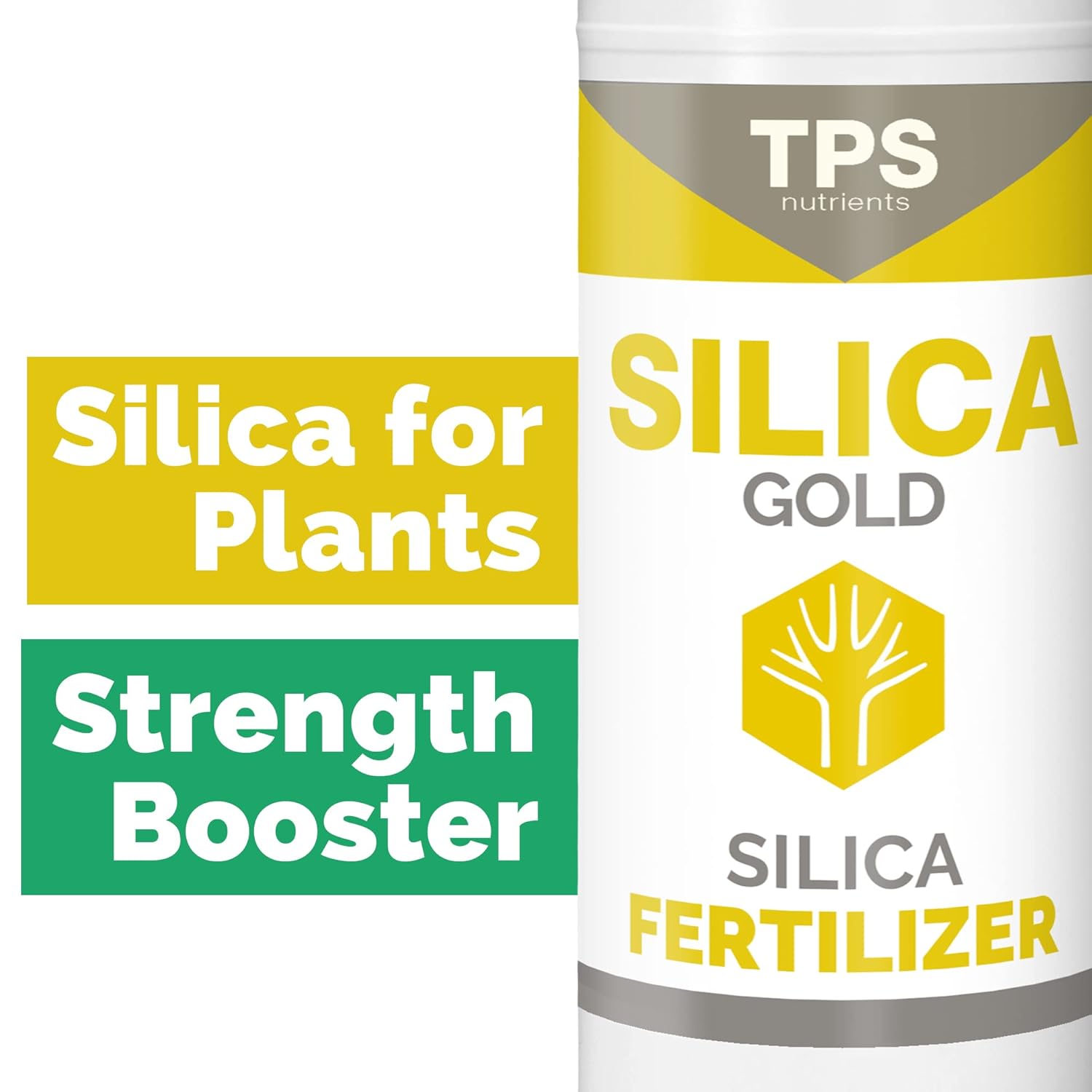 TPS NUTRIENTS Silica Gold Plant Strength Nutrient and Supplement with Bioavailable Silicon, 1 Gallon (128 oz)