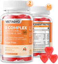 B Complex 50 Gummies ,Methylated B Complex with Vitamin C,Choline & Zinc - Active Methylated B-Complex for Energy,Methylated Support - All B Vitamins - B1,B2,B3,B5,B6,B7,B9,B12 - Sugar Free,120 Count