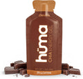Huma Chia Energy Gel, Chocolate, 24 Gels, 1x Caffeine - Sports Nutrition for Endurance Exercise