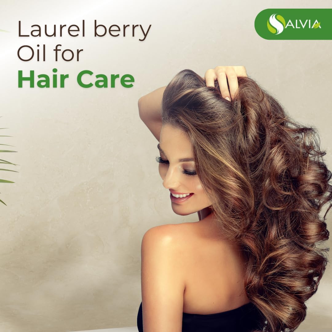 Laurel Berry Oil | Pure and Natural Essential Oil | Use for Hair Care, Skin Care | Used in Soap, Shampoo, Lotion, Serum| DIY Cosmetic Grade (16.90 Fl Oz (Pack of 1))