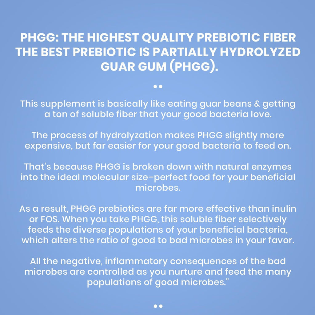 PERFECT PASS Prebiotic PHGG Partially Hydrolyzed Guar Gum 210g Powder - 100% Natural Gluten Free Non GMO - Certified Kosher Vegetarian Sugar Free