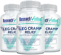 Research Verified Leg Cramps - Magnesium, B Vitamins, Ginger, Chamomile, BioPerine - Circulation Support - Vegan - 180 Capsules, 3 Month Supply