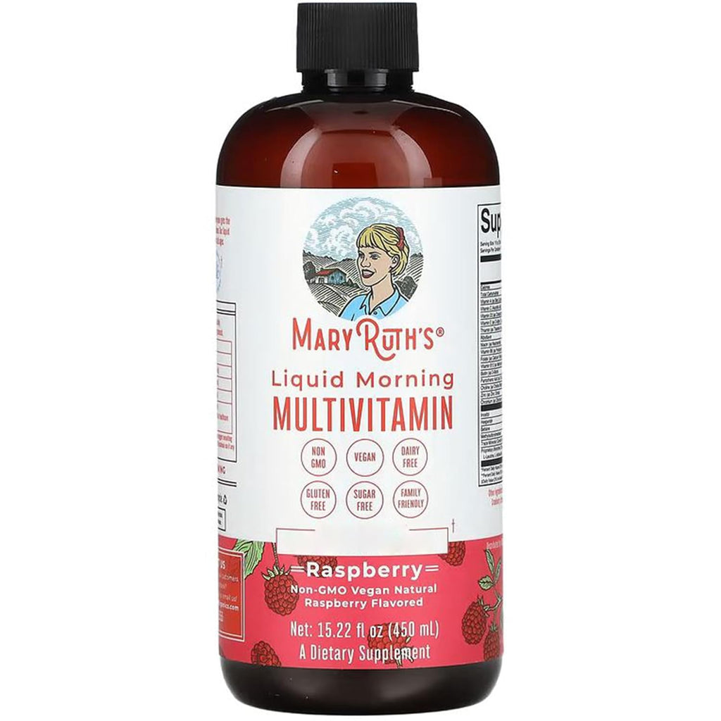 Multivitamin for Women, Men & Kids by MaryRuth's | Liquid Morning Multivitamin | Vitamin A C D E B6 B12 Biotin Zinc | Beauty | Vegan | Non-GMO | Gluten Free | 15 Servings