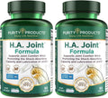 Purity Products HA Joint Formula Hyaluronic Acid + Key CoFactors - Joint + Skin Multi Collagen (Type I, II & III) - 5-Loxin - Olive Fruit Extract - Joint Flexibility + Mobility - 90 Capsules (2)