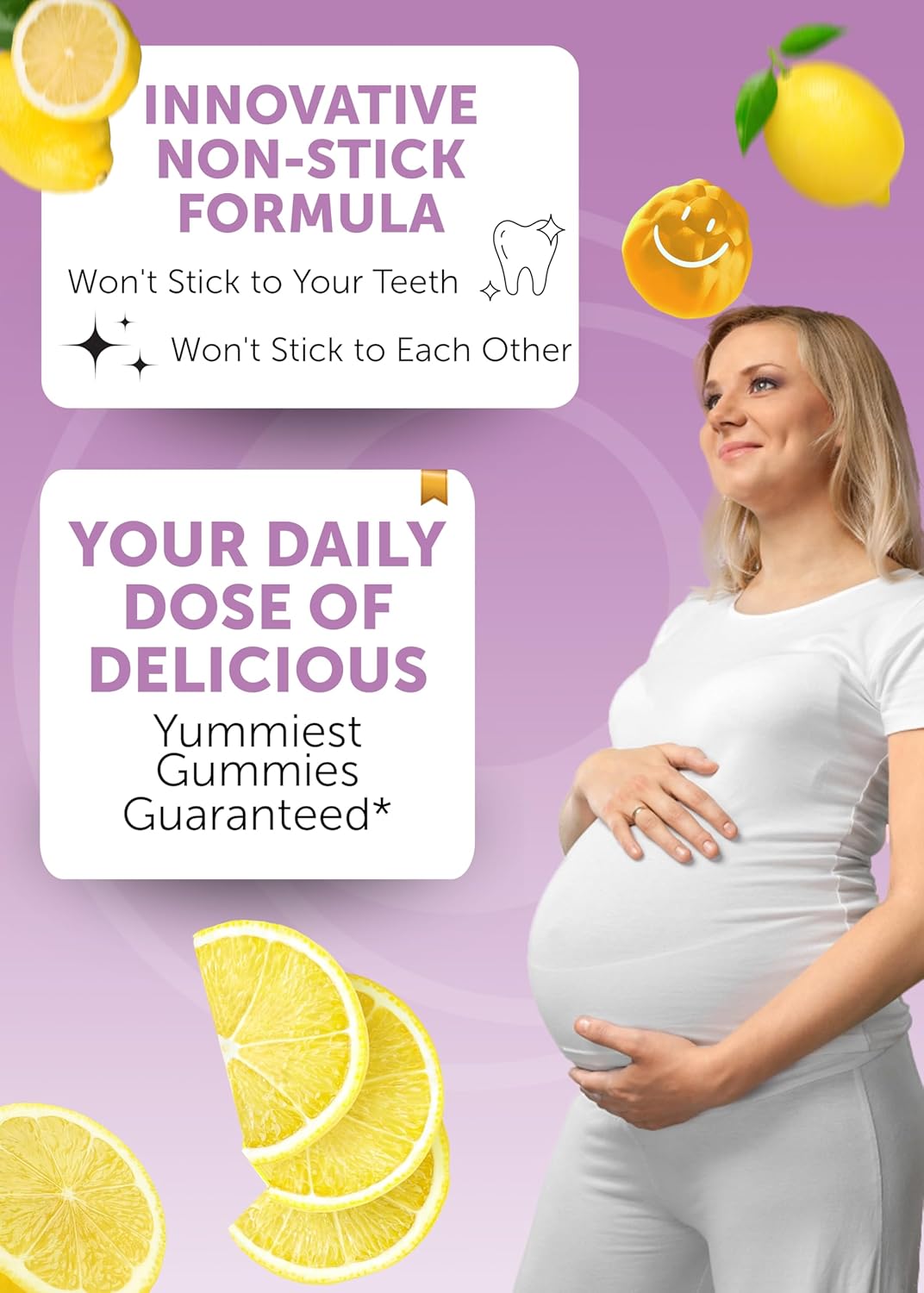 Lunakai USA Made Prenatal Vitamins for Women with Iron & Folic Acid - Delicious Prenatal Gummies, Non-GMO, Gelatin-Free - 6 Pack