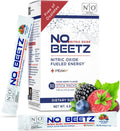 N.O. Beetz Nitric Oxide Supplement for Pre-Workout & Endurance | Beetroot, Peak ATP & Electrolytes for Energy & Hydration | Boosts Blood Flow & Muscle Recovery | No Mess, 30 Servings
