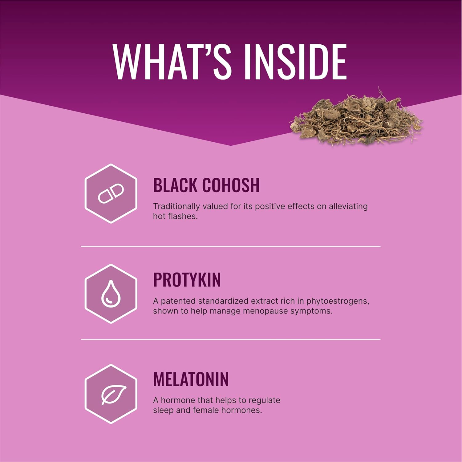 Approved Science Menoprin - Menopause Support - Protykin, Black Cohosh - 1 Bottle Menoprin Day + 1 Bottle Menoprin PM - Vegan
