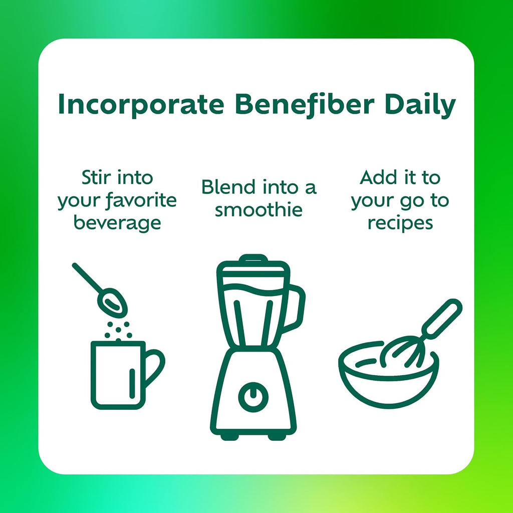 Benefiber On The Go Prebiotic Fiber Supplement Powder for Digestive Health, Daily Fiber, Unflavored Stick Packs - 36 Sticks (Pack of 2)