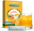 Turmeric Curcumin Drink Powder, Turmeric Immunity Shots with Vitamin C, Orange Flavor Instant Drink Mix Packets, High Absorption Curcumin Complex CuminUP60, Immune & Joint Support Supplement