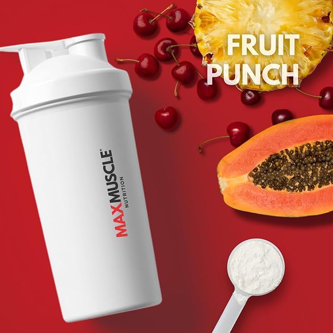 Max Muscle Pro BCAA, Aminos for The Relentless, 7G BCAA, Post Workout Muscle Recovery (Fruit Punch)