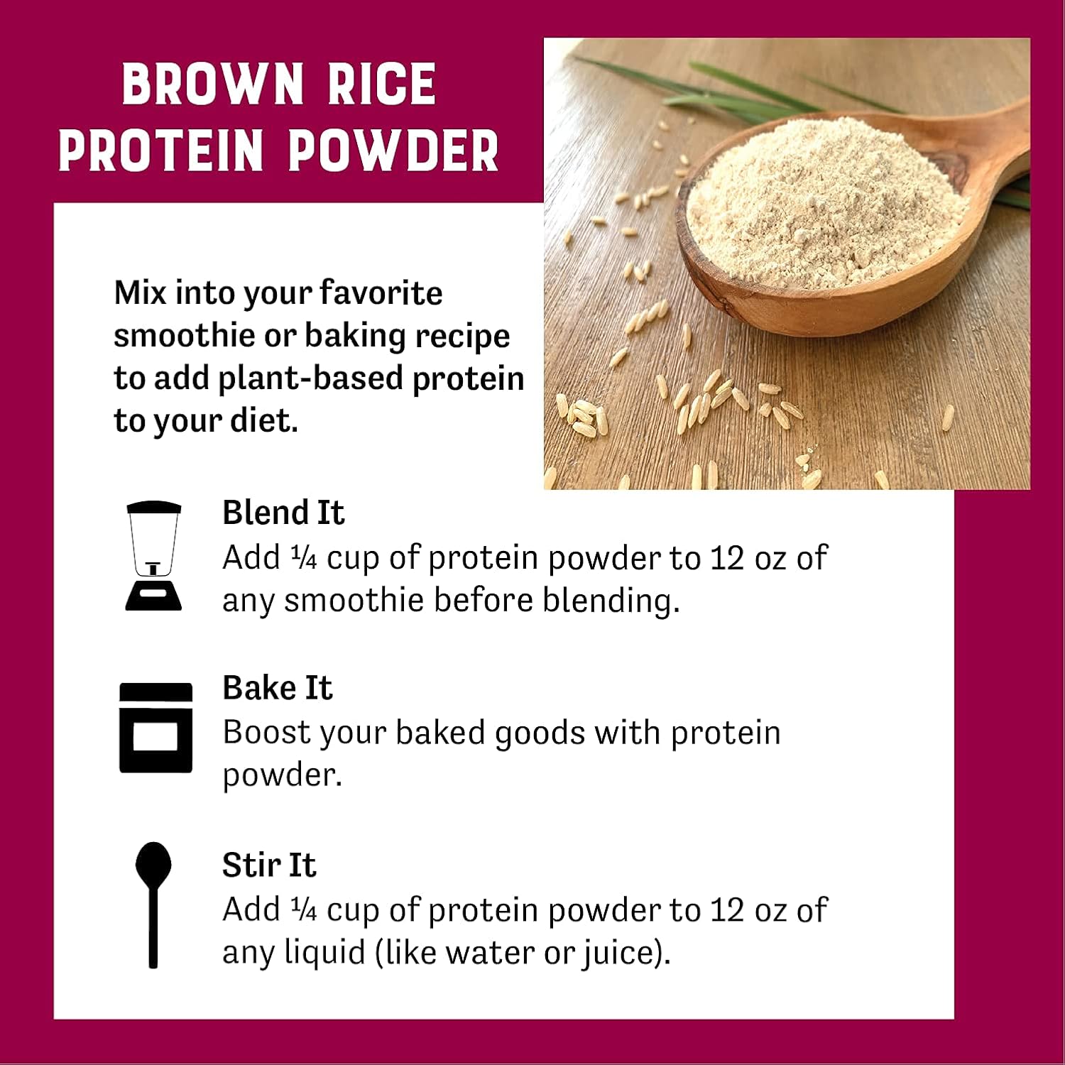 Judee's Brown Rice Protein Powder, (80% Protein) 3 lb - Non-GMO & Sprouted - Keto-Friendly, Dairy, Gluten & Soy-Free Plant-Based Protein