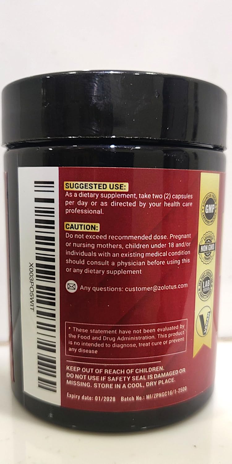 Zolotus 32 in 1 Apple Cider Vinegar Capsules with Turmeric, Cinnamon, Milk Thistle, Elderberry, Quercetin for Support Digestion, Immune 120 Capsules